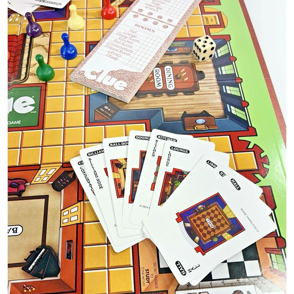 Hasbro CLUE Classic Detective Game Retro Series 1986 Edition Board Game Complete - Picture 6 of 13